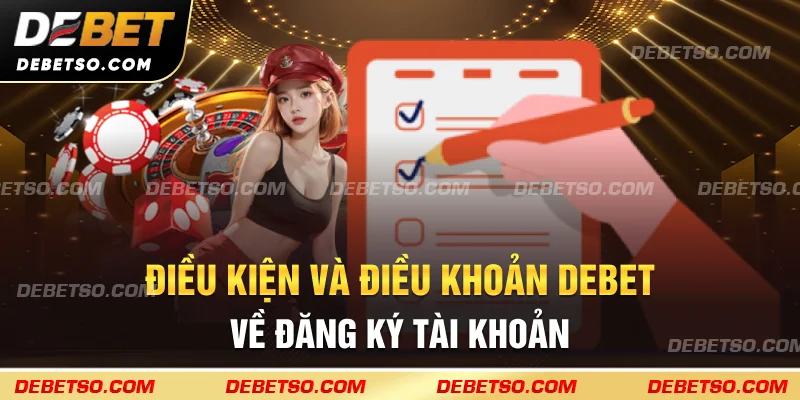 Điều kiện và điều khoản debet về đăng ký tài khoản